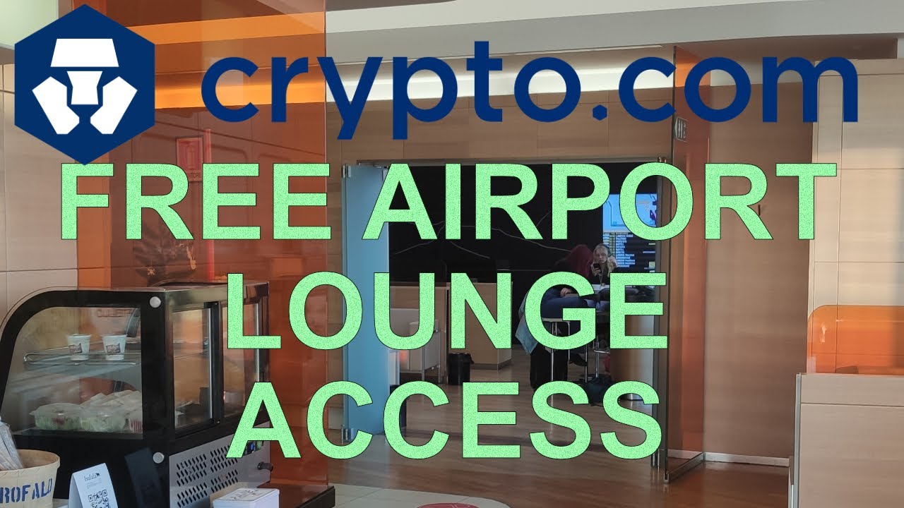 Crypto.com Free VIP Airport Lounge Access With The Frosted Rose Gold Visa  Card - With +2 Guests????? - YouTube