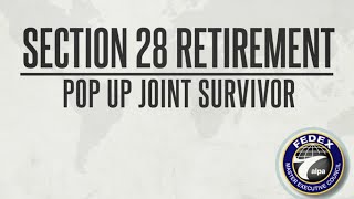Section 28 Pop Up Joint Survivor Options