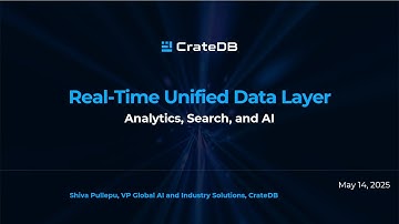 Keynote - Unlocking Your AI Potential With Real-Time Data Unification