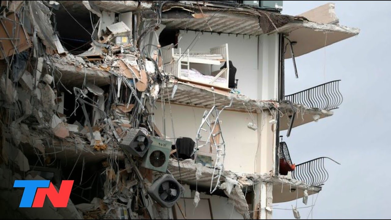 DERRUMBE EN MIAMI | Hay 152 desaparecidos y llegaron equipos de rescate de Israel para la búsqueda