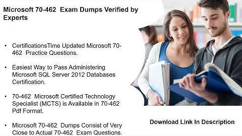 Get Valid 70-462 Exam Dumps PDF Questions | CertificationsTimes