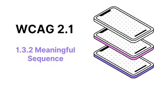WCAG 2.1 Guideline 1.3.2 Meaningful Sequence