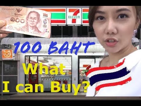 What I can buy in 100Baht at Thailand convenient store | mission #1