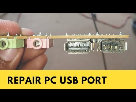 Video: Een USB-poort Repareren