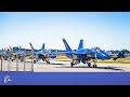 First Blue Angels Visit to Boeing Flying Super Hornets