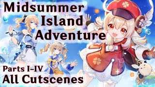 Midsummer Island Adventure | Genshin Impact | Summer 2021 Event Quest Cutscenes (EN/Lumine)