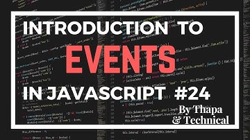 JavaScript Tutorial in Hindi #24: Events in JavaScript in Hindi | JavaScript Events Tutorial