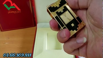 Bật lửa Dupont sơn mài hoa văn vuông D77V | Deva.vn | Giá 750.000 Đ