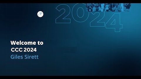 Welcome to CCC 2024 | Giles Sirett