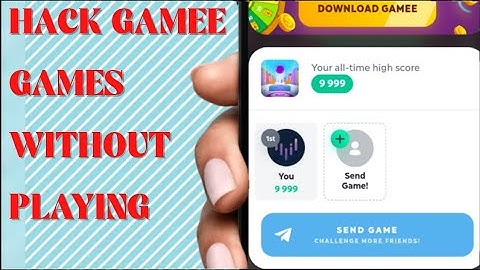 Hack gamee  games without playing...