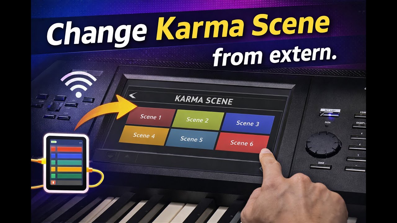 Change Karma Scene on kronos 3 from external controller