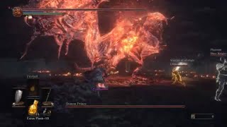 Dark Souls 3 The Ringed City - Demon in Pain and Demon from Below Boss Fight