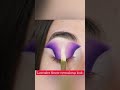 Lavender flower eyemakeup look stepbystep makeuptutorialshemakeupsmakeuplookshorts