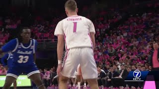 Creighton men's basketball defeats Seton Hall during Pink Out game