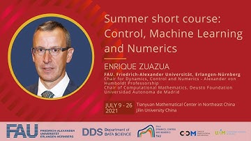 S03/12 Control, Machine Learning and Numerics – Enrique Zuazua  (Session 03)