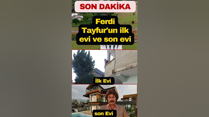 Ferdi Tayfur'un ilk evi ile son evinin görüntüleri  nereden, nereye geldiğini gözler önüne seriyor