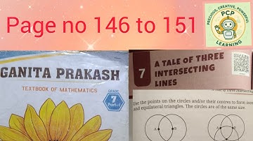 Ch 7 A tale of three intersecting lines, std 7 page no 146 to 151