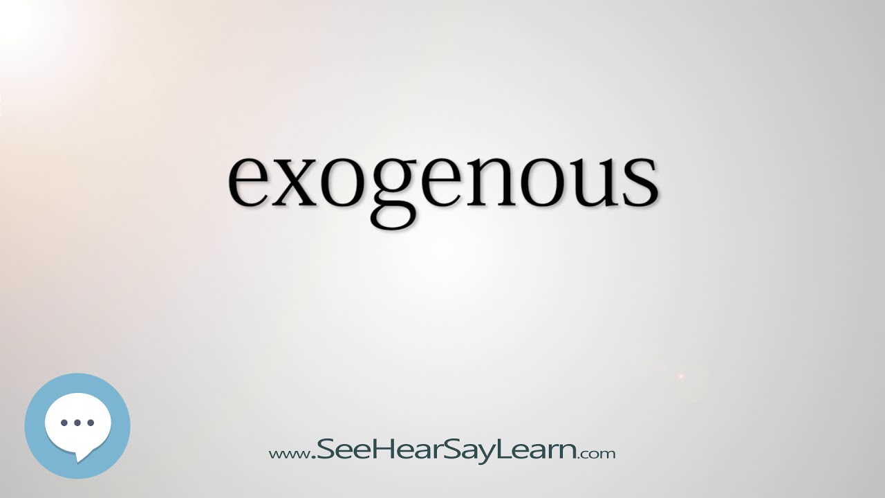 exogenous - Smart & Obscure English Words Defined 🗣🔊