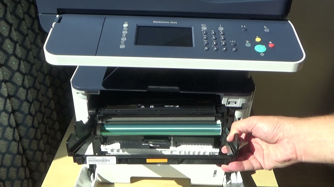 Replacing toner cartridge and DRUM UNIT Xerox WorkCentre 3345  3335
