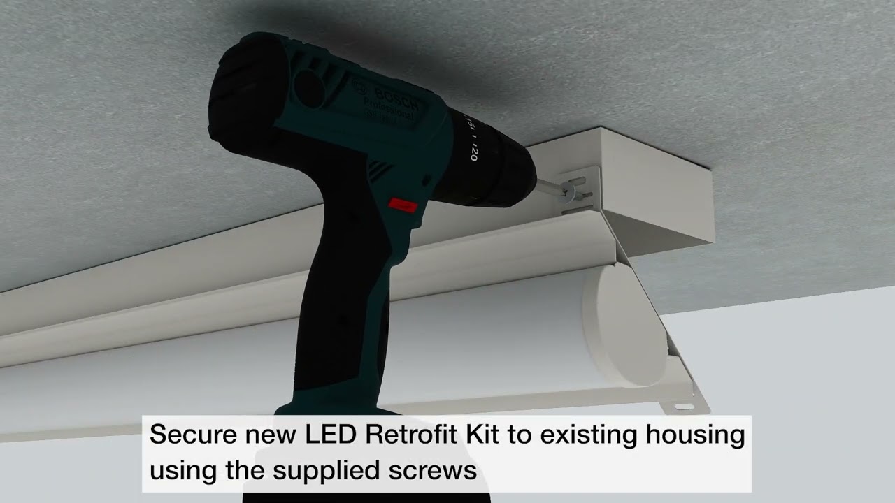LED Strip Retrofit Kit Installation