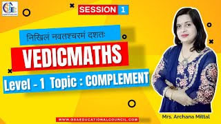 Session -1 | Vedic Math Secrets | Fast Complement &amp; Subtraction Tricks