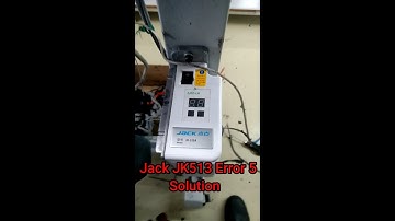 How to Remove Error 5 Problem in jack Board /Jack Flat Lock Borad problem