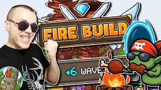 Best Fire Build for Devil Horn 5 | Grow Castle