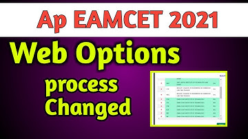 Ap eamcet|ap eamcet web options 2021|ap eamcet certificate verification