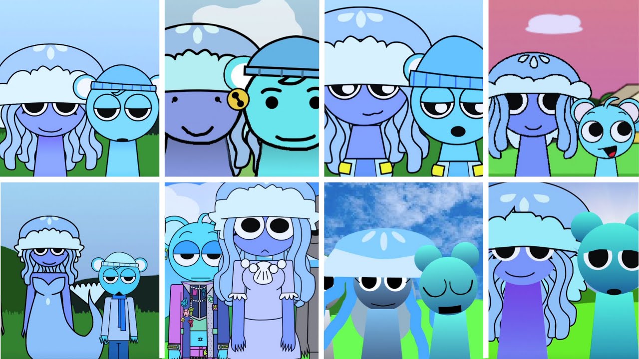 Incredibox - Sprunki but ONLY SKY and AURELIA in ALL Different Mods