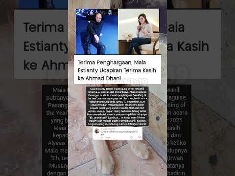 Cover Langka ‼️Maia Estianty Ucapkan Terima Kasih Ke Ahmad Dhani #shorts