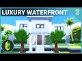 Luxury WATERFRONT Home (Part 2) | The Sims 4 House Building