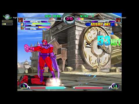 MvC2: Romneto - Tron Blocks Crossup then Hits with Flamethrower + Drill Combo .:12.7.25:.
