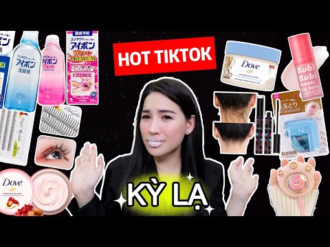 Video ????REVIEW???? 7 sản phẩm HOT TIKTOK! Nước rửa mắt, chuốt... - youtube