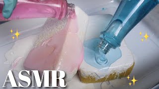 ✨ ASMR INSANE HUGE SUDS! ODDLY SATISFYING ✨ Soft Scrub + Dish Soap :) screenshot 2