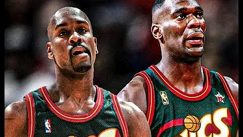 Gary Payton & Shawn Kemp in Toronto (11/21/95)