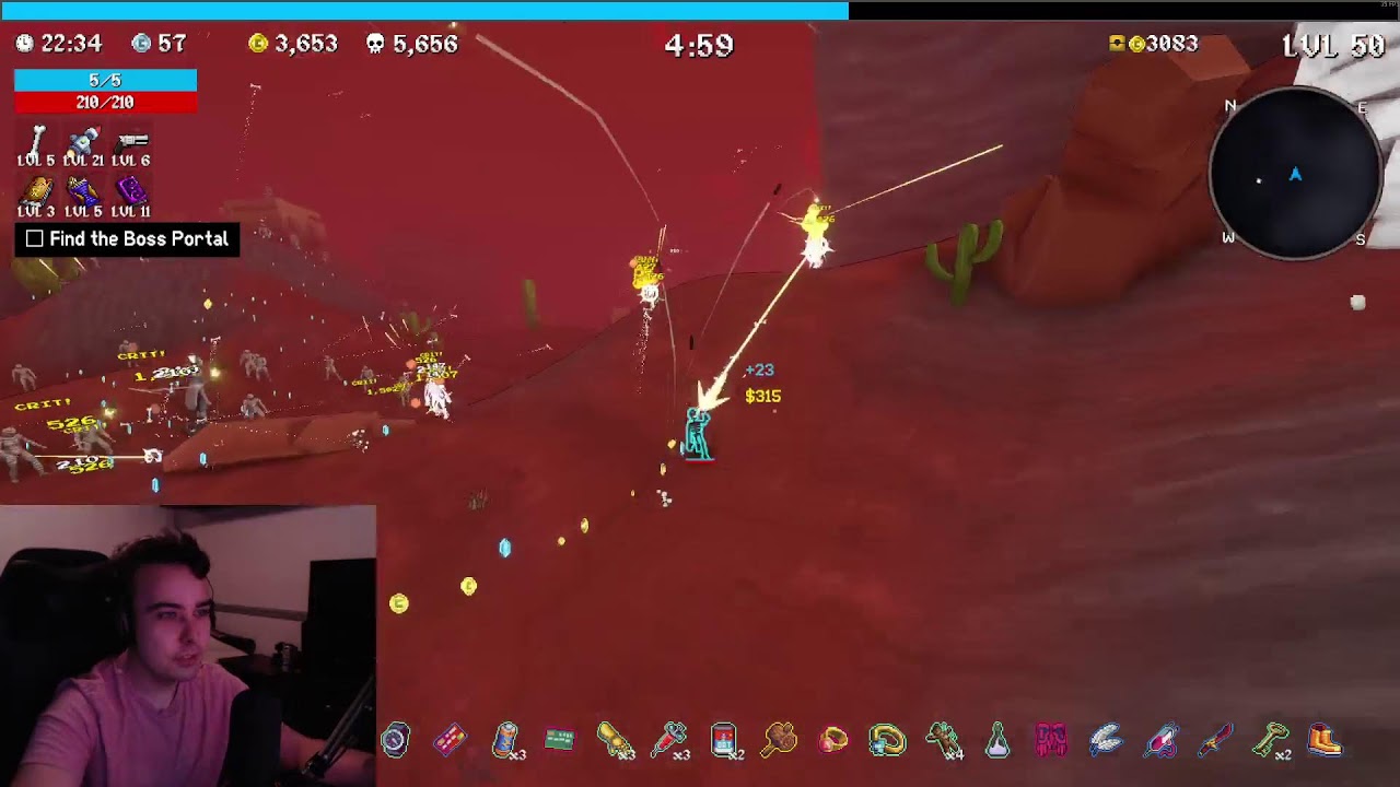 [MEGABONK] Grinding New Characters / Weapons - Testing Improved Stream Quality