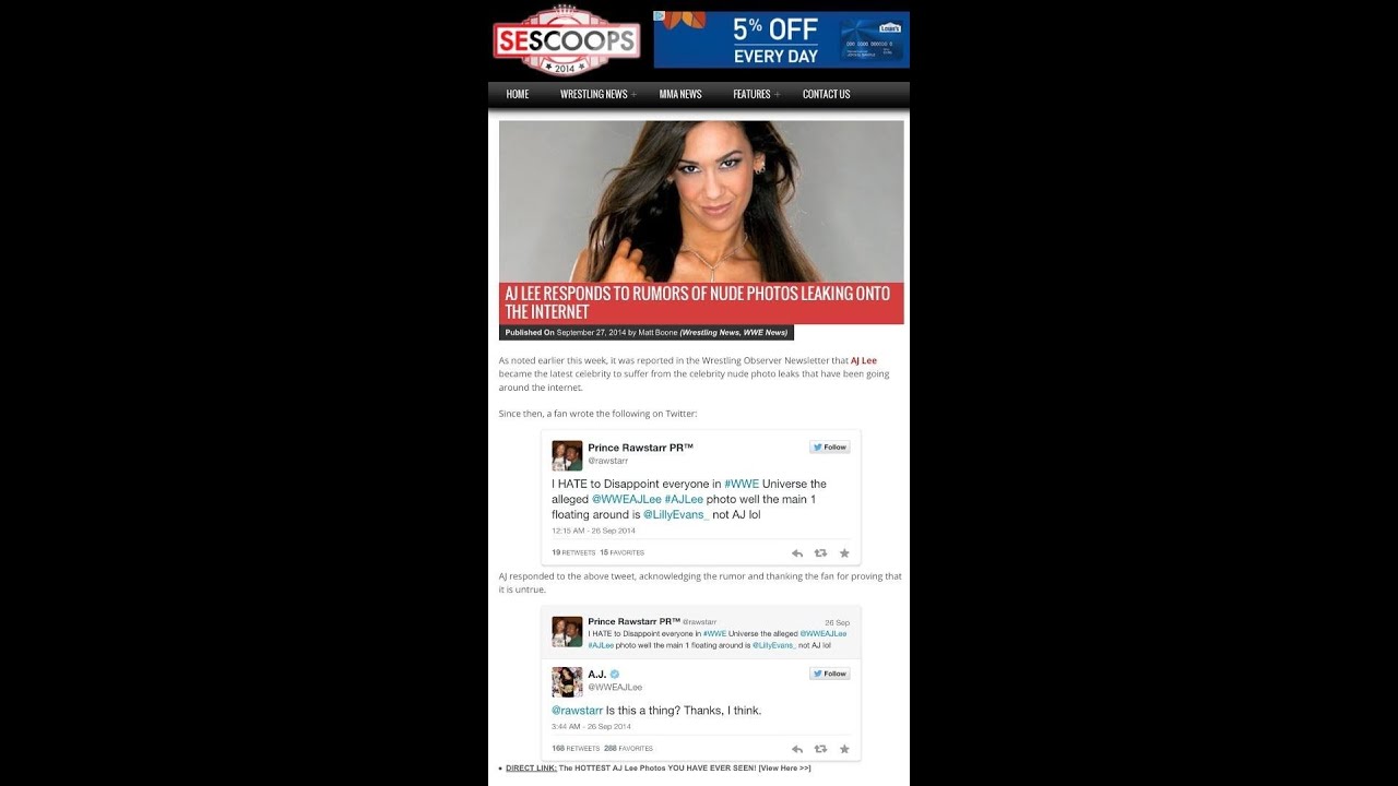 Alleged LEAKS of AJ Lee and Whats Next for Knockout Networks (RAWSTARR