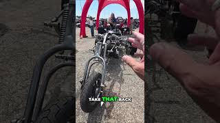 Home-Built Turbocharged Motorcycle Surprise! #shorts