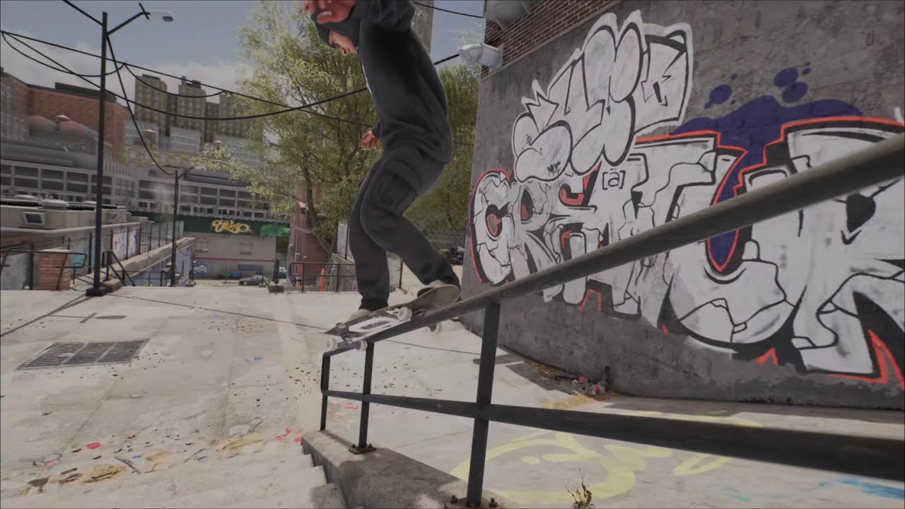 Session: skate sim - street pt3 (ps5) manual catch realistic edit