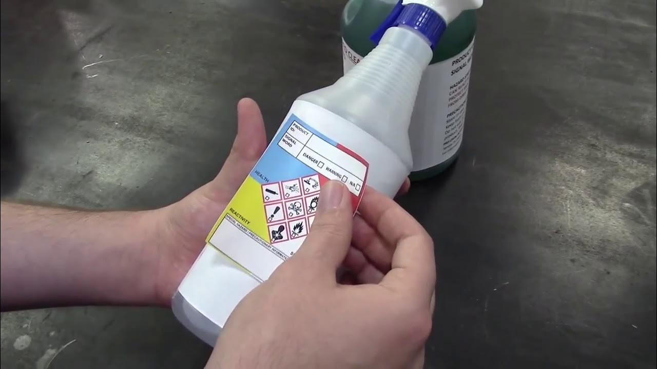 ghs-secondary-chemical-labeling-system-youtube for Free Printable Osha Secondary Container Label Template GHS Secondary Chemical Labeling System - YouTube for Free Printable Osha Secondary Container Label Template
