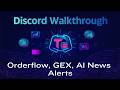 Discord Walk through | Trade Alerts: Orderflow, GEX, AI News #NQ #ES #GC