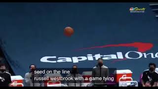 Westbrook makes fans go crazy after game tying shot