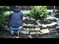 Time Lapse: Making of a garden pond and waterfall