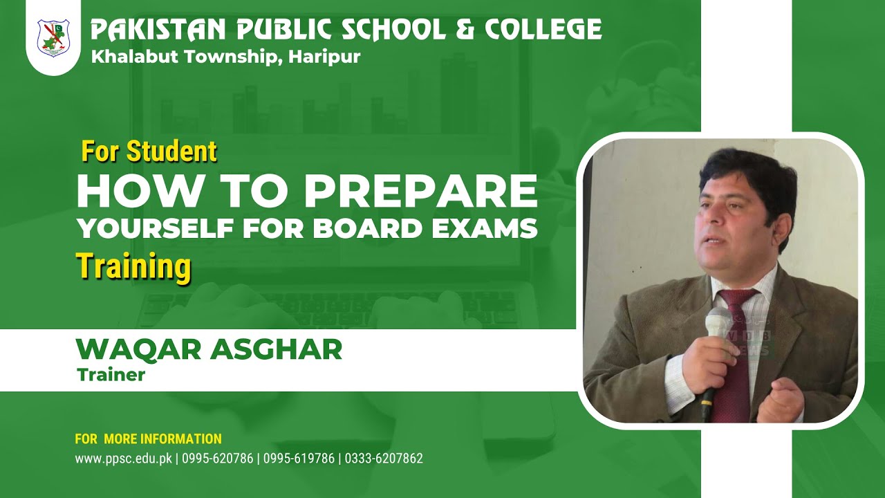 How to prepare yourself for Board Exams Student Training Pakistan
