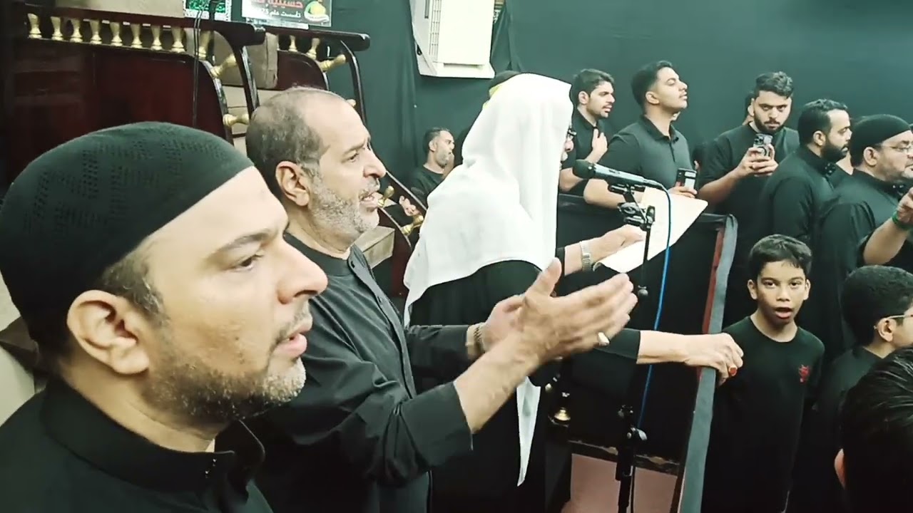 عزاء قطيفي حسينية قمبر مع الرادود الحسيني ابو زكي المنصور ليلة عاشر محرم 1446