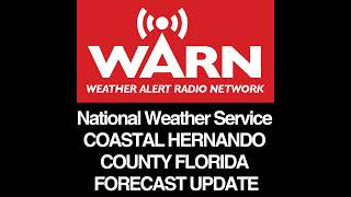 COASTAL HERNANDO COUNTY FLORIDA FORECAST - UPDATE