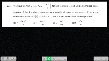JEST Quantum Mechanics PYQ | Time-Independent Schrödinger Equation Problem Solved | CSIR NET, GATE