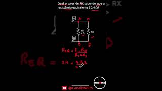 Resistores em Paralelo #shorts #resistores #circuitoseletricos
