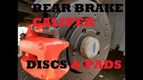 How To Change Rear Brake Calipers, Discs and Pads - VW / Audi / SEAT / Skoda