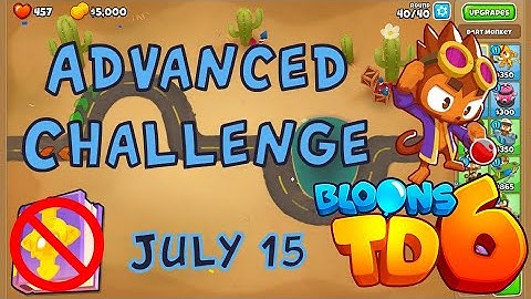 Bloons TD 6 Advanced Challenge | Wasteland Wasteland | No MK No Powers Used | July 15 2022